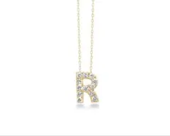 プルミエトワールイニシャルネックレス　Ｒのサムネイル