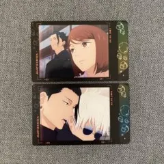 呪術廻戦 懐玉・玉折 スナップカード 五条悟・夏油傑・家入硝子