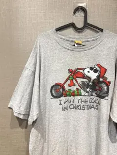 snoopy grey T スヌーピー ビンテージ US XL