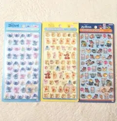 正規品ボンボンドロップシール ミニ ディズニー 3枚セット