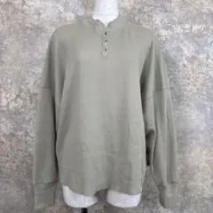 chocol raffine robe ヘンリーネックワッフル カットソー 長袖のサムネイル