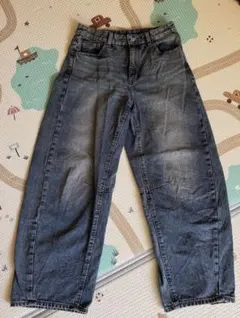 GU バレルレッグジーンズ L