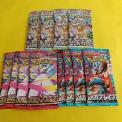 ポケモンカード テラスタルフェスｅx、メガシンフォニア、メガブレイブア各4パック