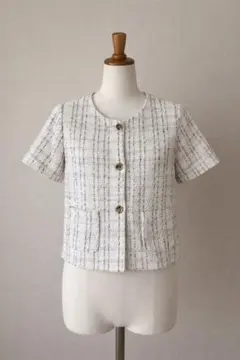 ツイードジャケット　半袖