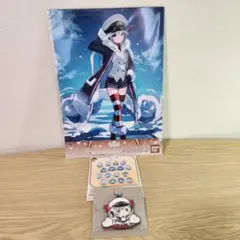 初音ミク 雪ミク 一番くじ R賞ラバーチャーム＆S賞クリアポスター 2022