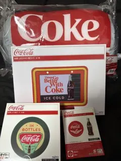 タイトーくじ　コカコーラ　A賞、B賞、E賞、F賞　4点