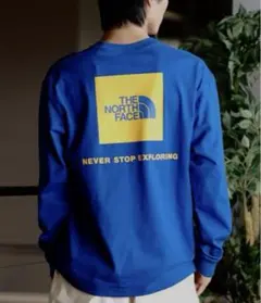 【美品】THE NORTH FACE 青 ロングスリーブ