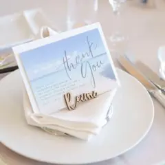 木製ネームプレート｜席札 結婚式 ウェディング パーティー