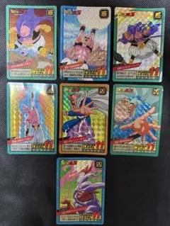 ドラゴンボールZ カードダス　 7枚セット　魔人ブウ　ダーブラ　ジャネンバ