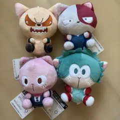 全4種セット僕のヒーローアカデミア　アニマルぬいぐるみ　ヒロアカ　マスコット