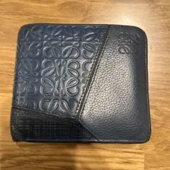 LOEWE ネイビー 二つ折り財布 ロエベのサムネイル