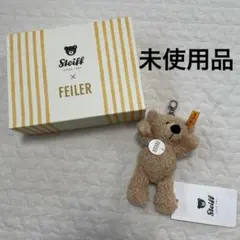ファミリア×シュタイフ コラボテディベア キーホルダー 未使用品のサムネイル