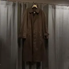 古着 STAFFORD ステンカラーコート ブラック