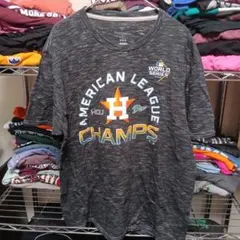 希少2019s大リーグ野球Мアメリカンリーグ記念ロゴtシャツUSA直輸入メンズのサムネイル