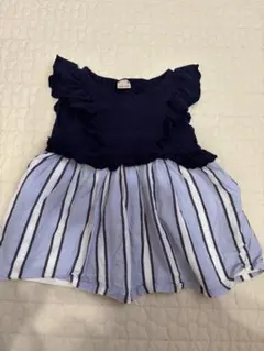 petit main ノースリーブワンピース &カーディガン