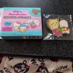 ちいかわ✕サンリオコレクション ピンズ シーサーとポチャコ
