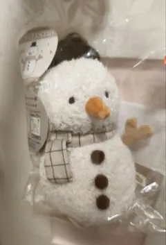 モリノリンクル ぬいぐるみ ゆきだるま　ラトル