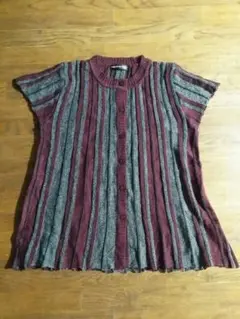 ニットベスト　M-L