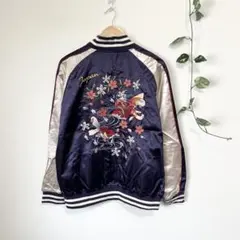 美品】菊池京子さん☆kkcloset☆スカジャン マルチカラーボーダー リブ