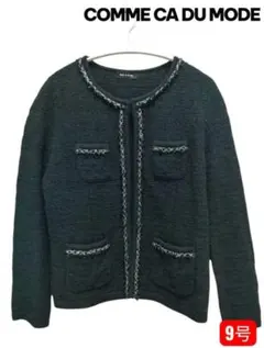 コムサデモード ノーカラージャケット
