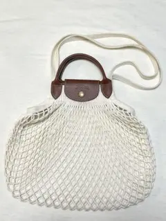 LONGCHAMP プリアージュフィレ ネットバッグ ホワイトのサムネイル