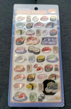 正規品　ボンボンドロップシール　和柄　お寿司