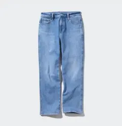 【新品未使用】UNIQLO ストレッチスリムアンクルジーンズ 25 BLUE