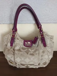 COACH トートバッグ ベージュ