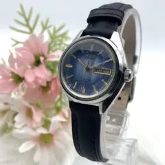 【稼動品】SEIKO カットガラス 自動巻き 腕時計 2206-0340