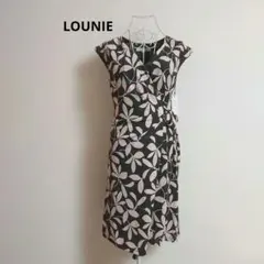 本日限定　早い者勝ち　LOUNIE　新品　総柄　カシュクール　ワンピース