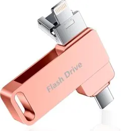 128GB iPhone用 usbメモリ タイプc 3in 1 MD1