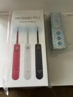 【新品未開封】reclean 24/7 ⭐️超音波歯ブラシ セットのサムネイル