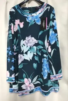 ☆極美品☆　レオナール　カンカン チュニック　ゆったり４０ 美品 レオナール チュニック 濃紺 40 - メルカリ