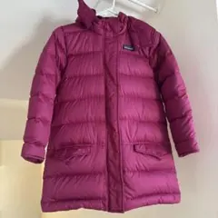 美品！Patagonia パープルダウンコート フード付き