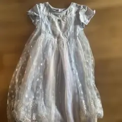 any fam キッズ アナ雪 コラボワンピース140cm ハロウィンにも