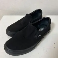 VANS 黒 スリッポン キャンバス