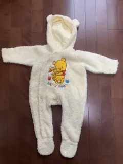 くまのプーさん フリースロンパース 50〜80cm