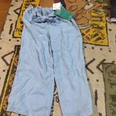 ライトブルー ロングパンツ JP 105