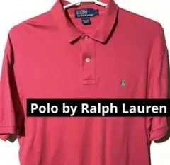 POLORALPHLAUREN L サーモンピンク ポロシャツ 半袖 シャツ
