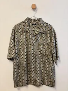 ITEMS URBAN RESEARCH 半袖シャツ リーフ柄