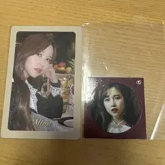 TWICE ミナ The year of Yes トレカ シール