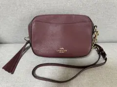 【即購入可】COACH カメラバッグ ショルダーバッグ ボルドー