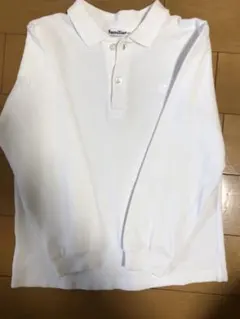 familiar ホワイト ポロシャツ