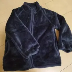 無印良品　ネイビー フリースジャケット 110cm