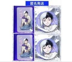 Dr.STONE　ミックスガーデン　きゃらドリ　缶バッジ 硬質カード　ゲン