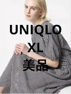 UNIQLO シアサッカーブラウス/ギンガム/半袖