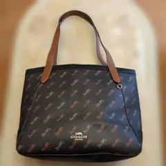 極美品✨️ コーチ ホースアンドキャリッジ トートバッグ PVC レザー