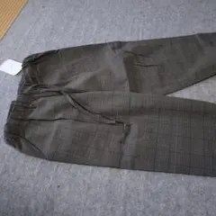 グレー ワイドパンツ ポリエステル100%