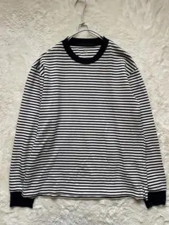 00s OLD UNIQLO ボーダーロンT y2k archive