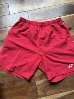 YONEX バドミントンパンツ M 赤
